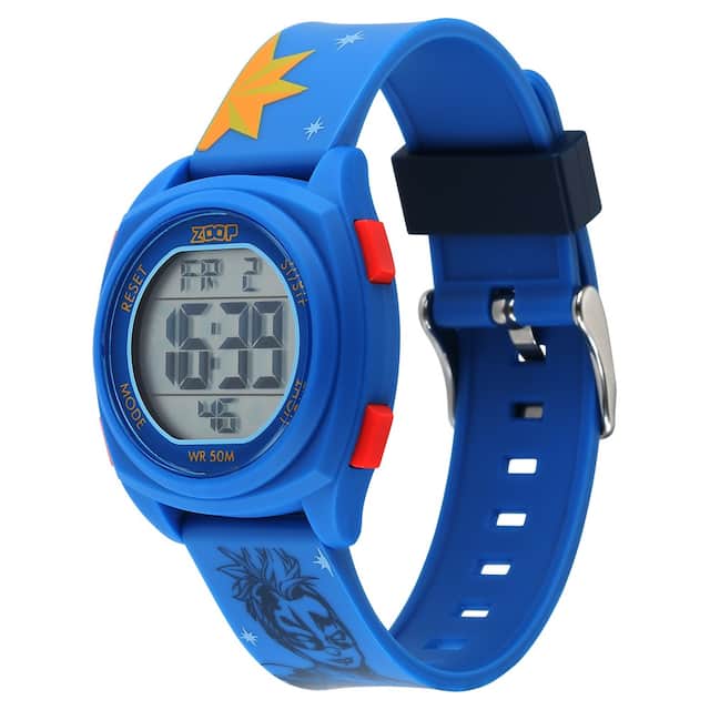 Zoop Marvel Digital Dial Polyurethane Strap with Captain Marvel Character Watch for Kids 16025PP04 - KRISHNA WATCH COMPANY