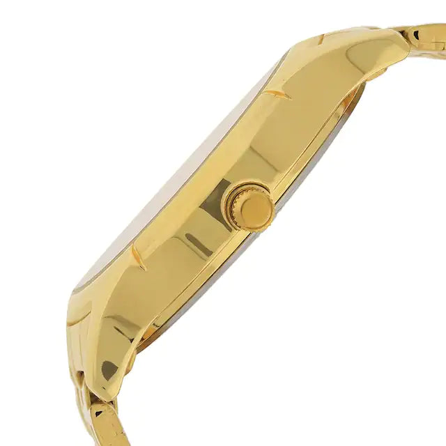 TITAN Silver Dial Yellow Stainless Steel Strap Watch 1636YM01 - KRISHNA WATCH COMPANY