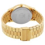 TITAN White Dial Golden Stainless Steel Strap Watch NP1650YM03