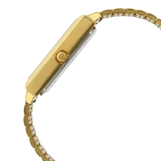 TITAN Silver Dial Golden Stainless Steel Strap Watch NL1715YM01(DF988) - KRISHNA WATCH COMPANY