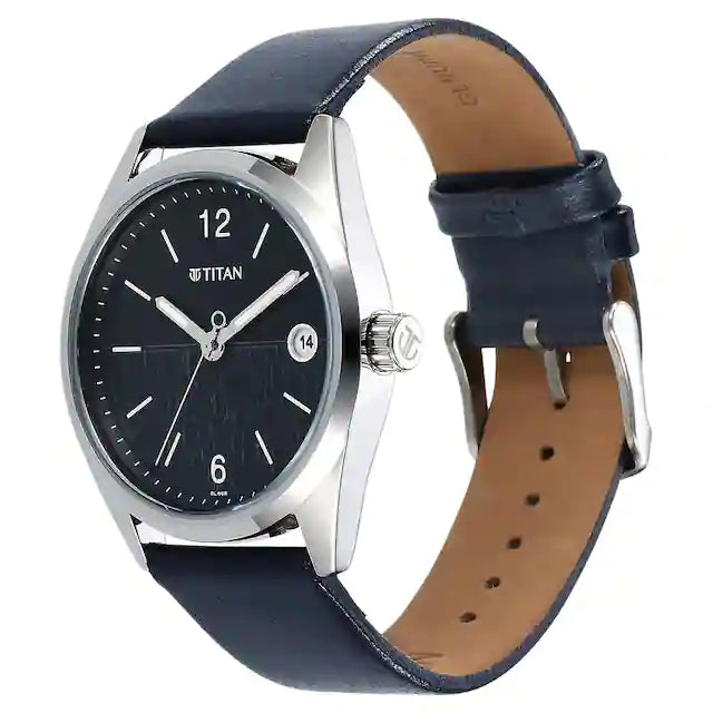 Titan Neo Blue Dial Analog with Date Watch for Men 1729SL06 / NS1729SL06 - KRISHNA WATCH COMPANY