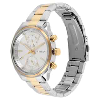 Titan Workwear Watch with Silver Dial & Stainless Steel Strap NQ1733BM01 - KRISHNA WATCH COMPANY