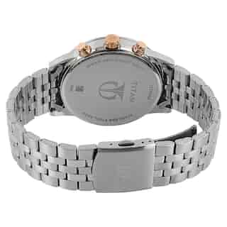 Titan Workwear Watch with Blue Dial & Stainless Steel Strap NP1734KM03 (DG809) - KRISHNA WATCH COMPANY
