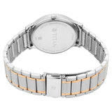 TITAN Lagan - Black Dial Metal Strap NP1775KM01