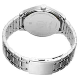 Titan Workwear Watch with Blue Dial & Silver Metal Strap 1802SM02