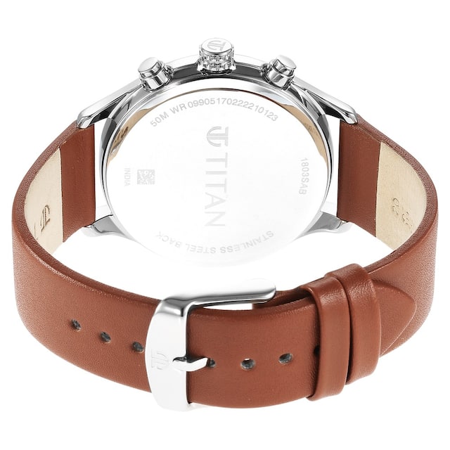 Titan Neo Silver Dial Multifunction Watch for Men 1803SL02 - KRISHNA WATCH COMPANY