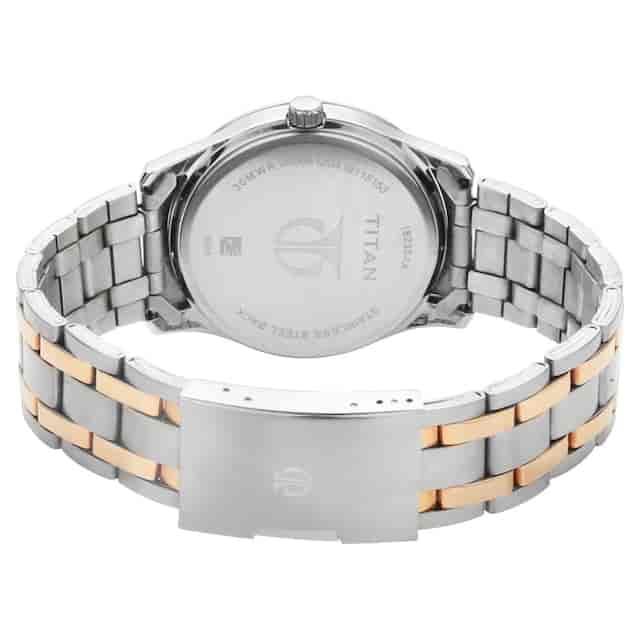 Titan Silver Dial Stainless Steel Strap Watch - 1823KM01 - KRISHNA WATCH COMPANY