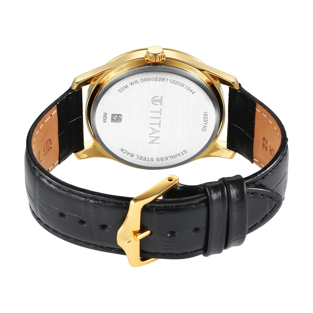 Titan Karishma Blue Dial Watch for Men 1823YL02 - KRISHNA WATCH COMPANY