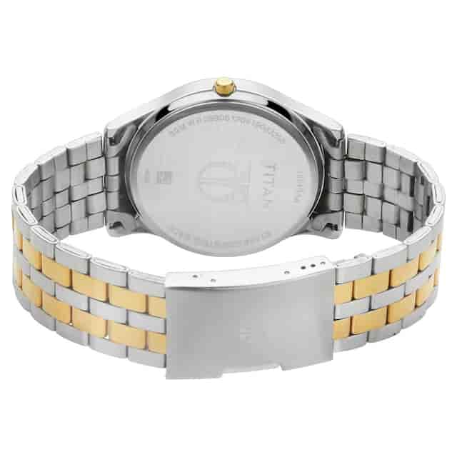Titan Silver Dial Stainless Steel Strap Watch NT1824BM01 - KRISHNA WATCH COMPANY