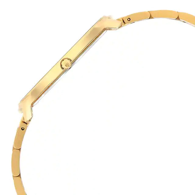 Titan Edge Metal Yellow Dial Stainless Steel Strap - 1843YM02 - KRISHNA WATCH COMPANY