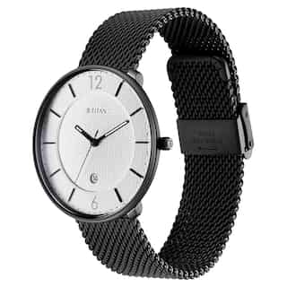 Titan Workwear Watch with White Dial & Stainless Steel Strap NQ1849NM01 - KRISHNA WATCH COMPANY