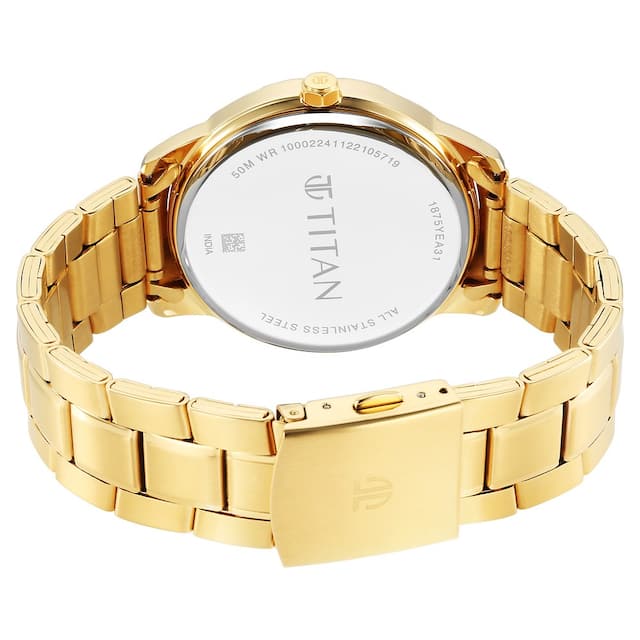 Titan Regalia Opulent Blue Dial Watch for Men 1875YM02 - KRISHNA WATCH COMPANY