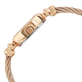 Titan Raga White Dial Rose Gold Metal Strap Watch 197WM01(DG960) - KRISHNA WATCH COMPANY