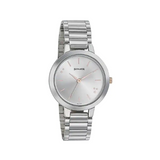 Sonata Play With Silver Dial Stainless Steel Strap Watch NR8141KM02
