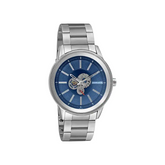 Sonata Unveil Watch With Blue Dial Brass Strap NR7133SM02