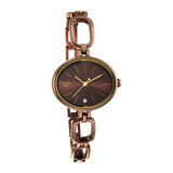 Titan Raga Viva Brown Dial Brown Brass Strap Watch NP2667QM01