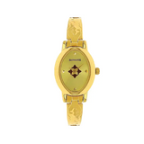 Sonata Champagne Dial Golden Stainless Steel Strap Watch NR8100YM04