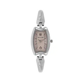 Sonata Pink Dial Silver Metal Strap Watch 8116SM02
