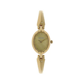 Sonata Champagne Dial Golden Metal Strap Watch - 8048YM02