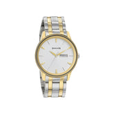 Sonata Wedding Edition - Silver Dial Bimetal Strap Watch 7133BM01