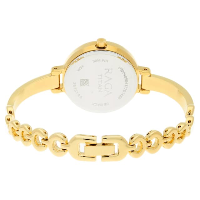 TITAN Raga Viva Champagne Dial Metal Strap Watch 2575YM01(DG578) - KRISHNA WATCH COMPANY