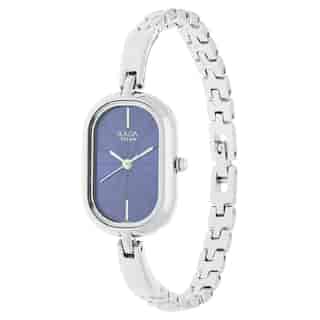 Titan Raga Viva Blue Dial Metal Strap Watch 2577SM01 (DG589) - KRISHNA WATCH COMPANY