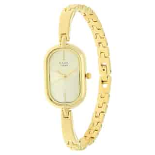 Titan Raga Viva Champagne Dial Metal Strap Watch NP2577YM01 - KRISHNA WATCH COMPANY