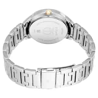 Titan Workwear Watch with Black Dial & Stainless Steel Strap 2588KM03 (DH237) - KRISHNA WATCH COMPANY