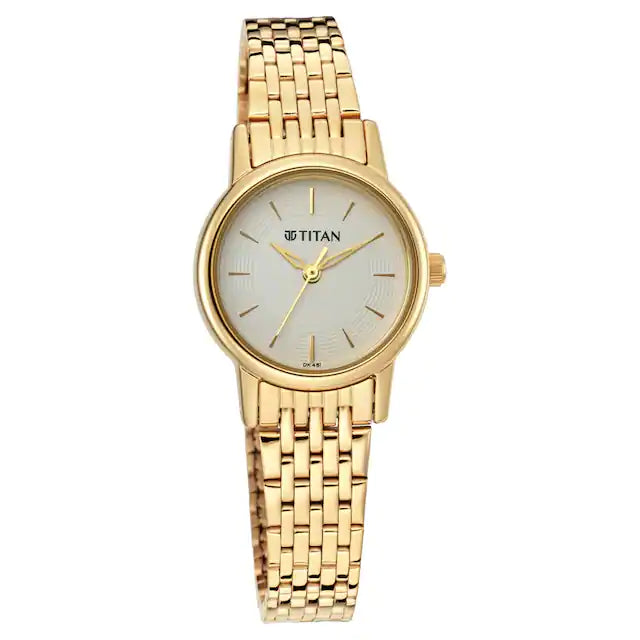 TITAN White Dial Analog Watch - 2593YM02 - KRISHNA WATCH COMPANY