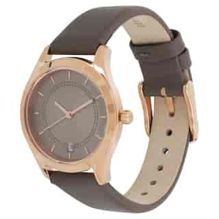 Titan Workwear Watch with Anthracite Dial & Leather Strap NP2596WL02 (DH234) - KRISHNA WATCH COMPANY