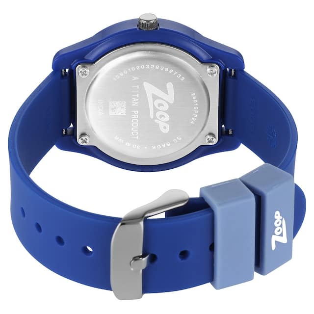 Zoop Basic White Dial Plastic Strap for Kids - 26019PP24W - KRISHNA WATCH COMPANY
