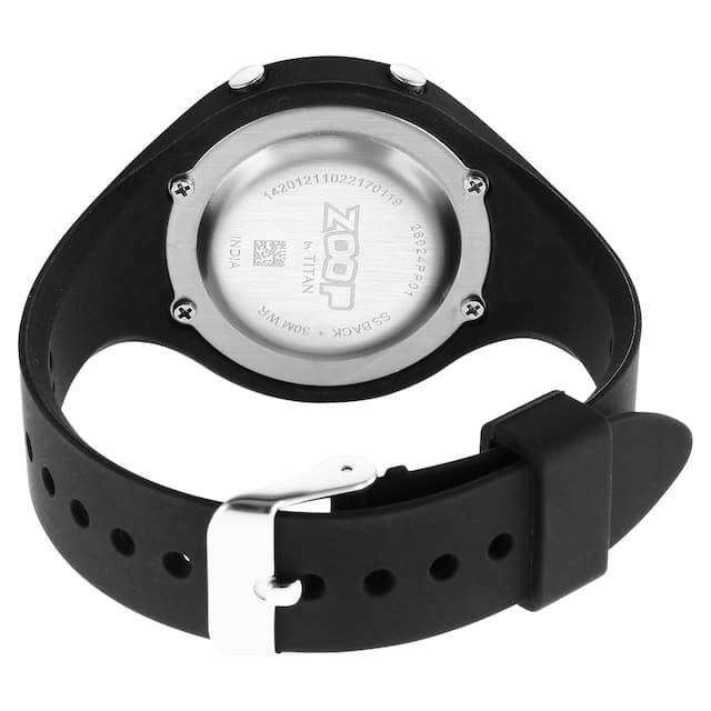 Kids Digital Dial Silicone Strap Watch for Unisex 26024PP01W - KRISHNA WATCH COMPANY