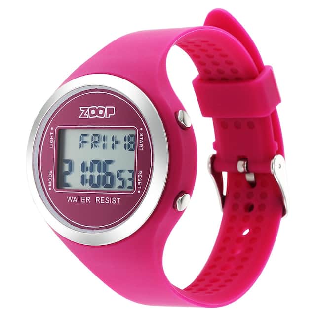 Kids Digital Dial Silicone Strap Watch for Unisex - 26024PP02W - KRISHNA WATCH COMPANY