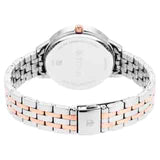 Titan Workwear Silver Dial Two Toned Stainless Steel Strap Watch 2648KM01