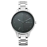 TITAN Workwear Watch with Black Dial Metal Strap - 2648SM02 - KRISHNA WATCH COMPANY