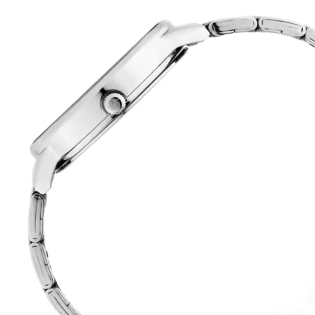 TITAN Workwear Watch with Black Dial Metal Strap - 2648SM02