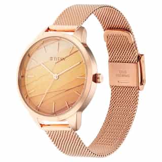 Titan Purple Glam It Up Multicoloured Dial Stainless Steel Strap Watch 2664WM02 - KRISHNA WATCH COMPANY