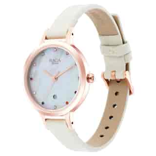 Titan Raga Viva Watch with Mother Of Pearl Dial & Brass Strap 2666WL03 - KRISHNA WATCH COMPANY