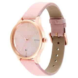 Titan Pastel Dreams Mother Of Pearl Dial Dusty Rose Leather Strap Watch 2670WL02