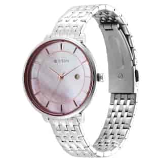 Titan Premium Workwear with Beige Dial Analog with Date Watch 2673SM02 / NS2673SM02 - KRISHNA WATCH COMPANY