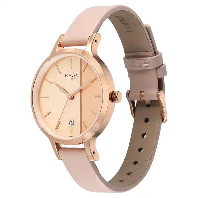 Titan Raga Viva Rose Gold Dial Watch for Women 2684WL01 / NS2684WL01 - KRISHNA WATCH COMPANY