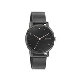 Sonata Onyx Black Dial Stainless Steel Watch NR8164KM01