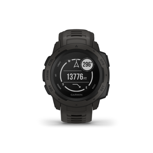 GARMIN INSTINCT-GRAPHITE GPS - KRISHNA WATCH COMPANY