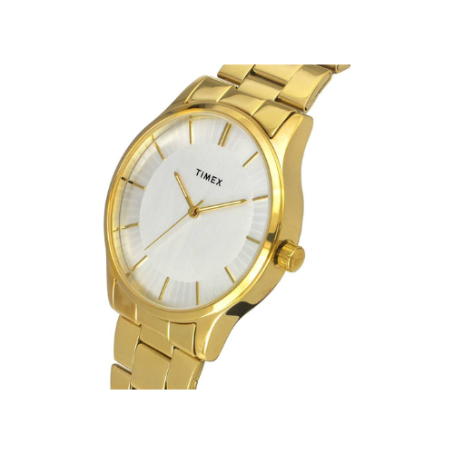 Timex 3 Hands Analog Silver Dial Men Watch - TW0TG8306 - KRISHNA WATCH COMPANY