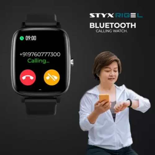 STYX RIGEL MIDNIGHT SMARTWATCH BLACK - KRISHNA WATCH COMPANY