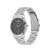 Titan Workwear Watch with Black Dial & Stainless Steel Strap NQ1767SM02