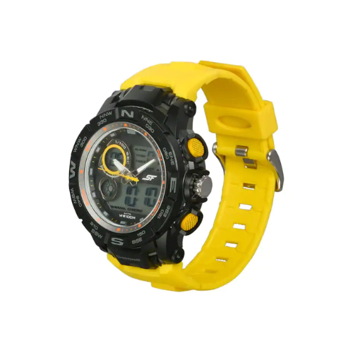 Neon From SF - Yellow Ana-Digi Watch 77104PP02 - KRISHNA WATCH COMPANY