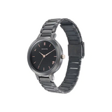 Play With Anthracite Dial Stainless Steel Strap Watch NT8141KM03
