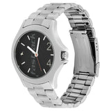 Fastrack Men BLACK DIAL STAINLESS STEEL STRAP WATCH - 3220SM02