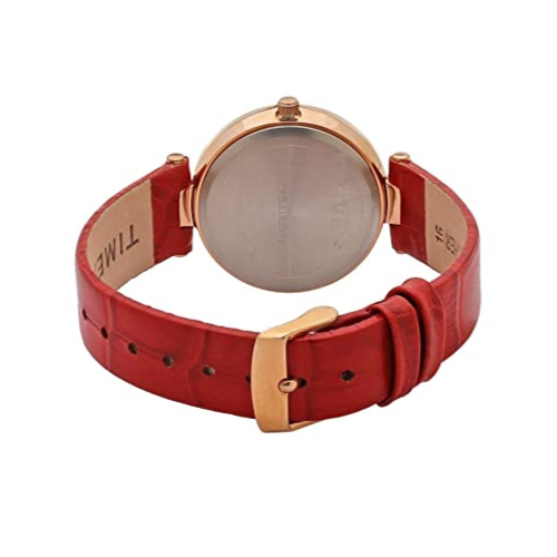 TIMEX Analog Red Dial Women's Watch - TWEL11810 - KRISHNA WATCH COMPANY